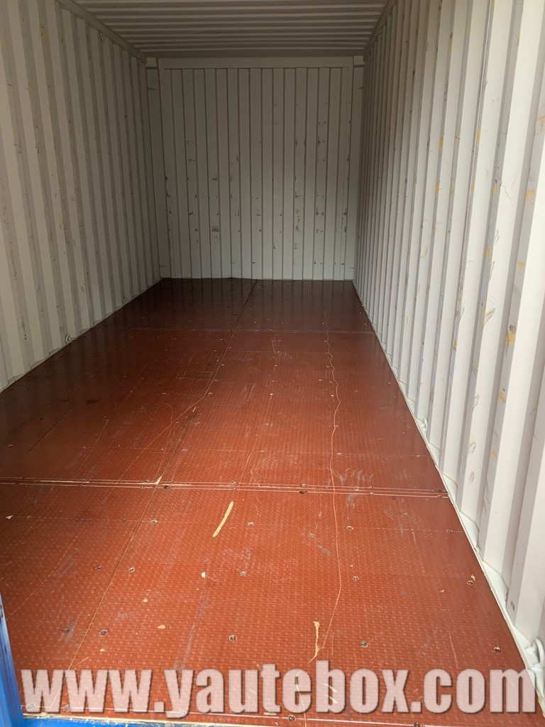 interieur de container 20 pieds en bois d'origine